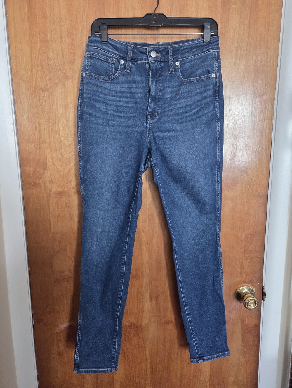 Madewell High-Rise Curvy Skinny Jeans In Coronet Wash- Medium Dark Wash